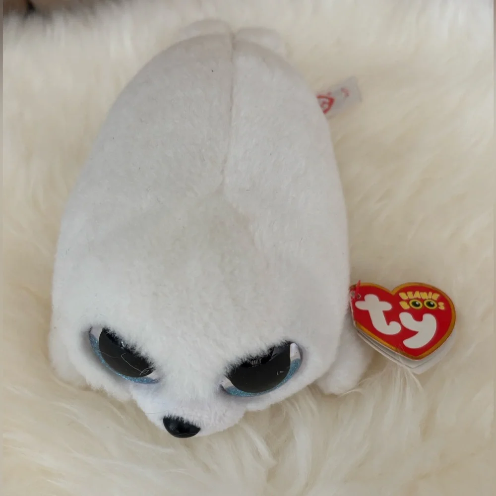Ty Beanie Boos Icy White Plush February 27